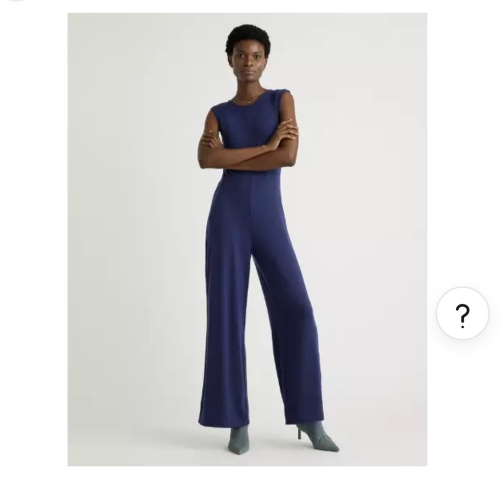 Black quince Tencel jumpsuit